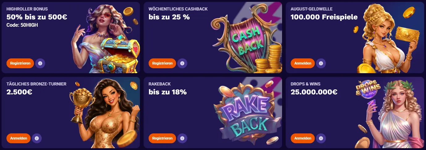 Liraspin Aktionen